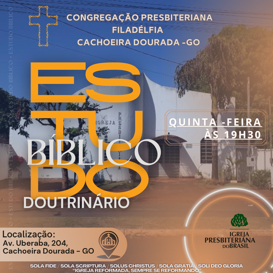 ESTUDO BÍBLICO CAFÉ COM TEOLOGIA - CONGREGAÇÃO FILADÉLFIA